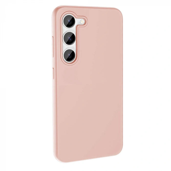 Galaxy S23 Kılıf M-safe Şarj Özellikli Sıvı Teknolojili Silinebilir Sert Zore Kivi Kapak