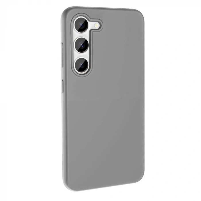 Galaxy S23 Kılıf M-safe Şarj Özellikli Sıvı Teknolojili Silinebilir Sert Zore Kivi Kapak