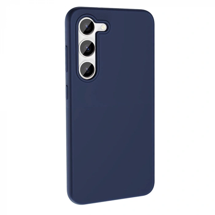 Galaxy S23 Kılıf M-safe Şarj Özellikli Sıvı Teknolojili Silinebilir Sert Zore Kivi Kapak