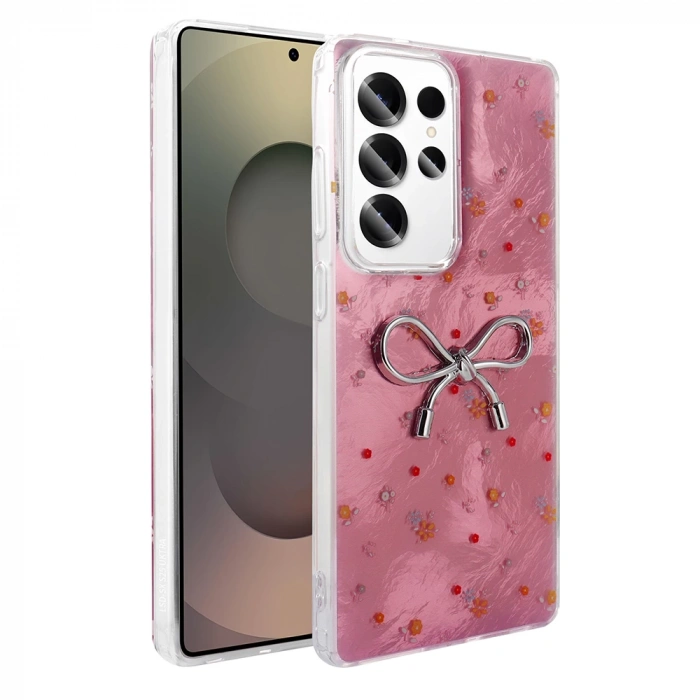 Galaxy S23 Ultra Kılıf Kamera Korumalı Figürlü Zore Ponti Silikon Kapak