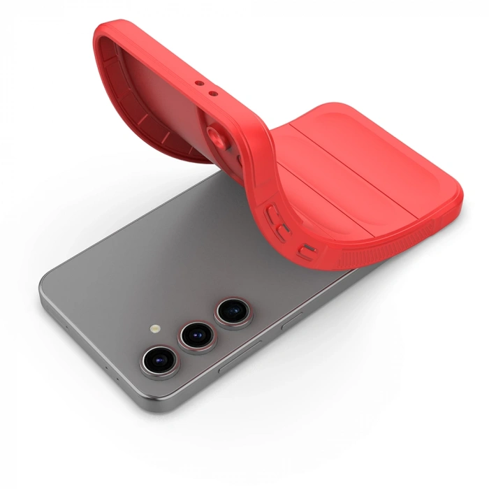 Galaxy S24 FE Kılıf Esnek TPU Oyuklu Arka Yüzey Tasarımlı Zore Etnik Silikon Kapak