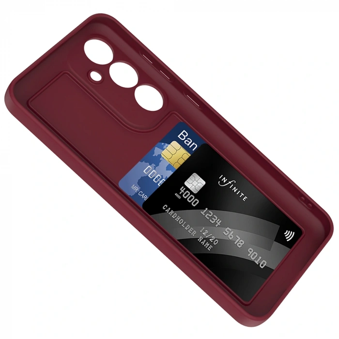 Galaxy S24 FE Kılıf Kamera Korumalı Kartlık Hazneli Zore Vitra Kapak