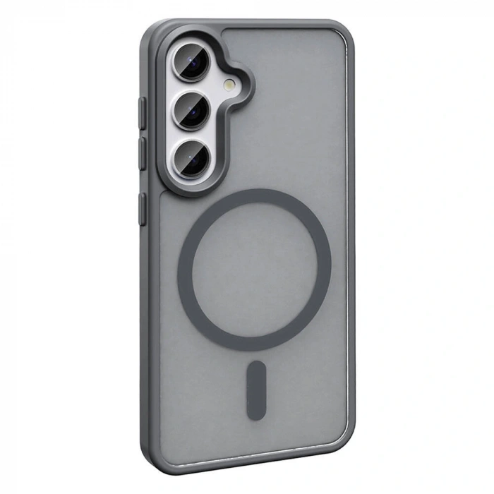 Galaxy S24 Kılıf M-safe Şarj Özellikli Mat Arka Yüzey Zore Sio Kapak