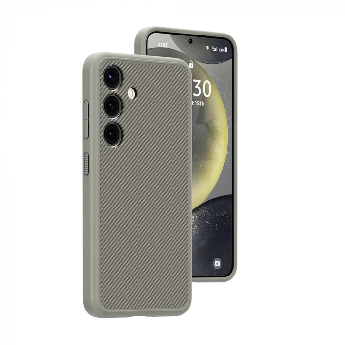 Galaxy S24 Kılıf M-safe Şarj Özellikli Karbon Fiber Görünümlü Zore T-Karbon Kapak