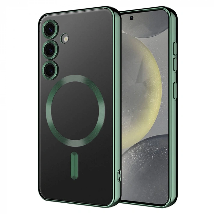 Galaxy S24 Plus Kılıf Kamera Korumalı M-safe Wireless Şarj Özellikli Zore Demre Kapak