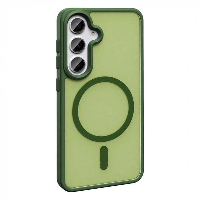 Galaxy S24 Plus Kılıf M-safe Şarj Özellikli Mat Arka Yüzey Zore Sio Kapak