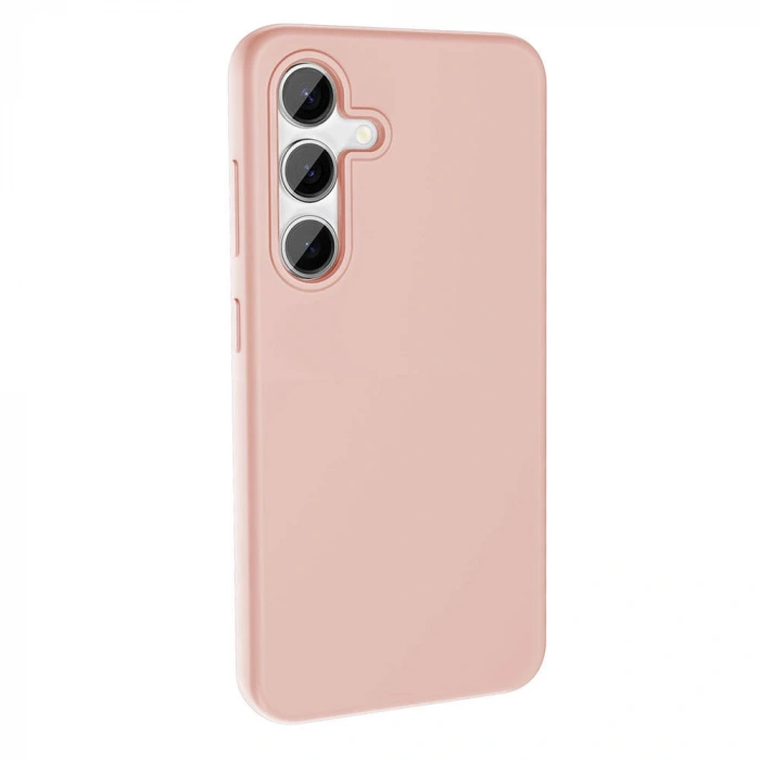 Galaxy S24 Plus Kılıf M-safe Şarj Özellikli Sıvı Teknolojili Silinebilir Sert Zore Kivi Kapak