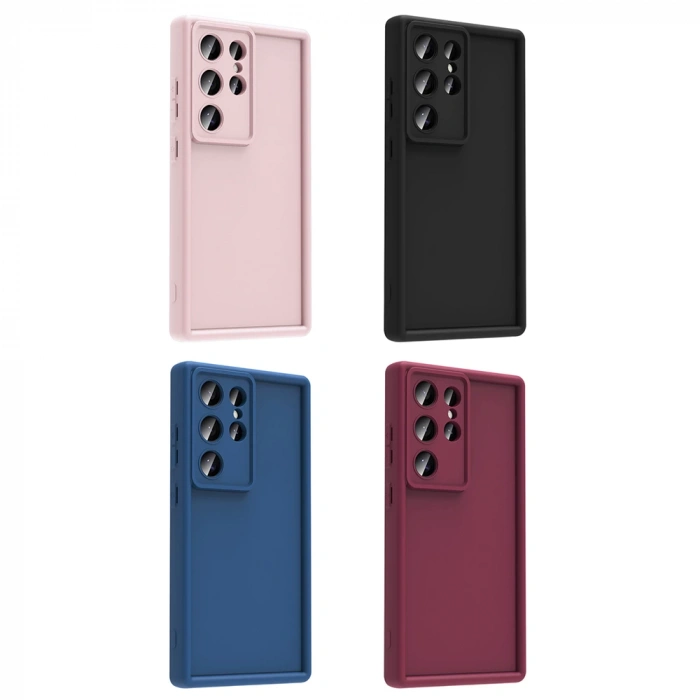 Galaxy S24 Ultra Kılıf Kamera Korumalı Zore Ananas Kapak