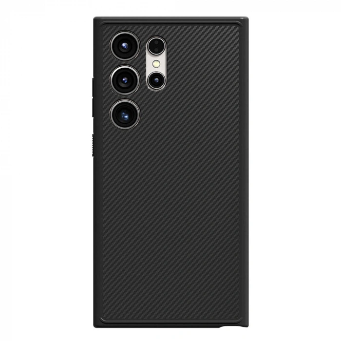 Galaxy S24 Ultra Kılıf M-safe Şarj Özellikli Karbon Fiber Görünümlü Zore T-Karbon Kapak