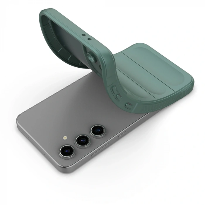 Galaxy S25 FE Kılıf Esnek TPU Oyuklu Arka Yüzey Tasarımlı Zore Etnik Silikon Kapak