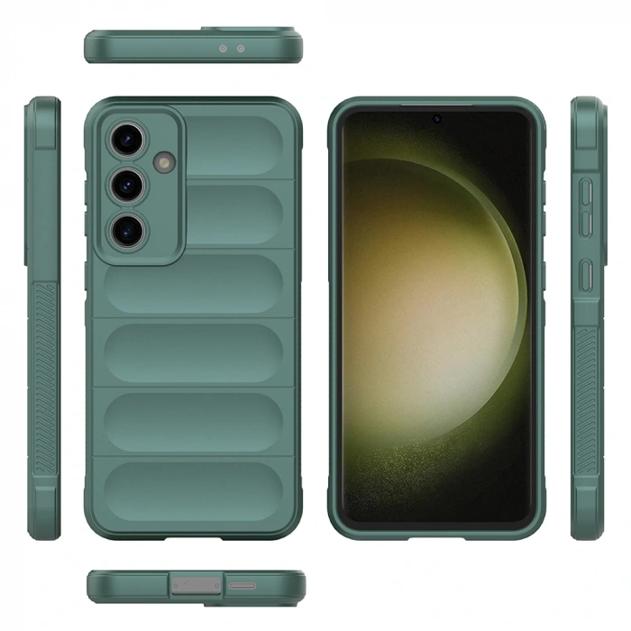 Galaxy S25 FE Kılıf Esnek TPU Oyuklu Arka Yüzey Tasarımlı Zore Etnik Silikon Kapak