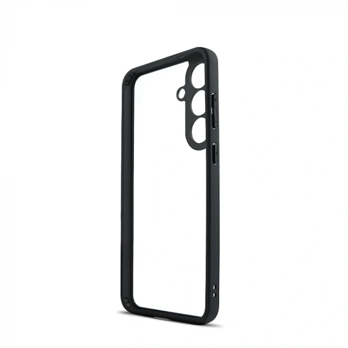 Galaxy S25 FE Kılıf Kamera Korumalı Şeffaf Arka Yüzey Zore New Roll Kapak