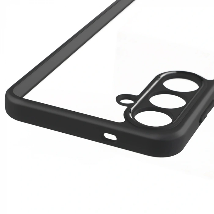 Galaxy S25 FE Kılıf Kamera Korumalı Şeffaf Arka Yüzey Zore New Roll Kapak