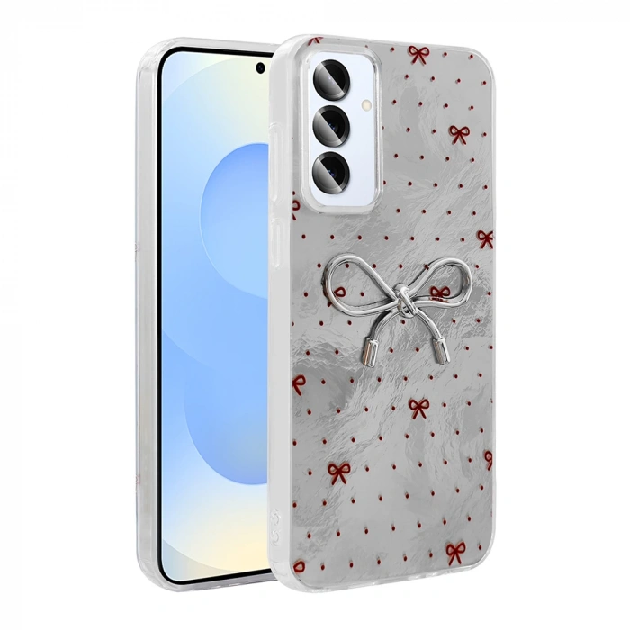 Galaxy S25 Plus Kılıf Kamera Korumalı Figürlü Zore Ponti Silikon Kapak