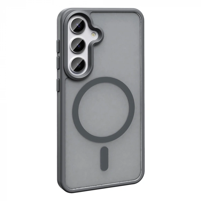 Galaxy S25 Plus Kılıf M-safe Şarj Özellikli Mat Arka Yüzey Zore Sio Kapak