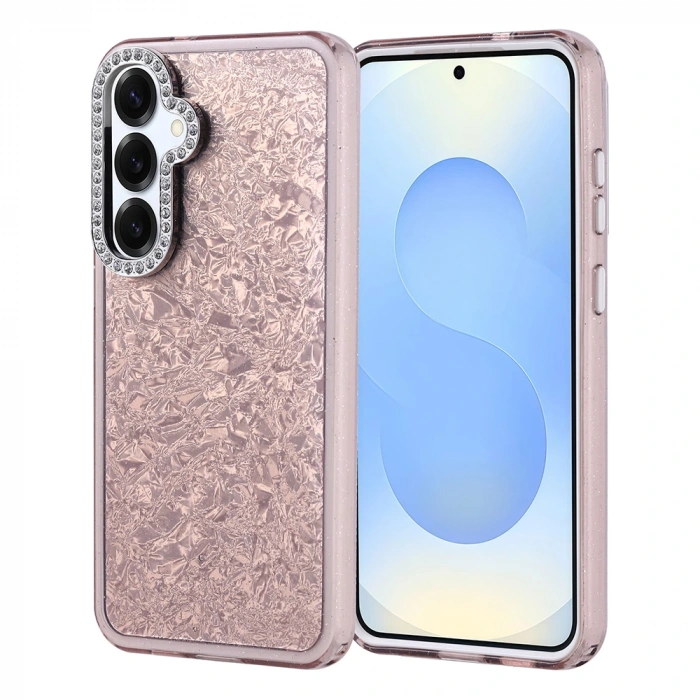 Galaxy S25 Plus Kılıf Taşlı Tasarımlı Zore Kapi Kapak