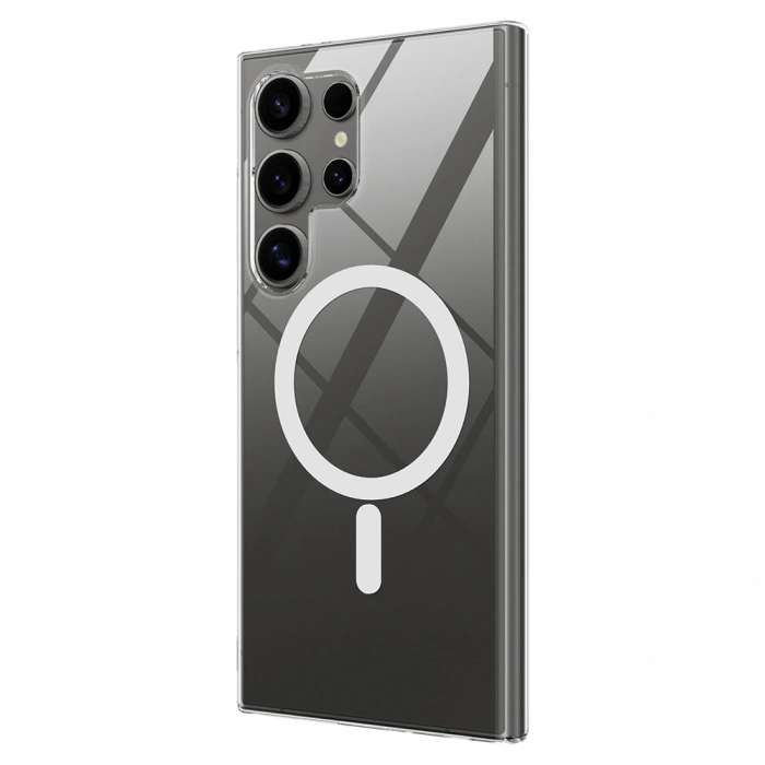 Galaxy S25 Ultra Kılıf Kamera Korumalı M-safe Sert PC Zore Porto Kapak