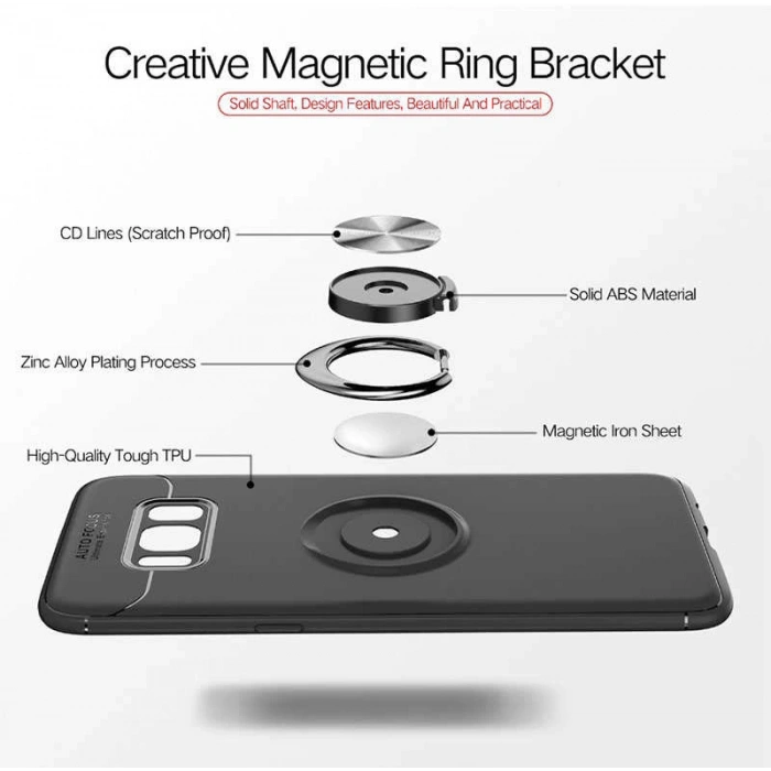 Galaxy S8 Plus Kılıf Zore Ravel Silikon Kapak