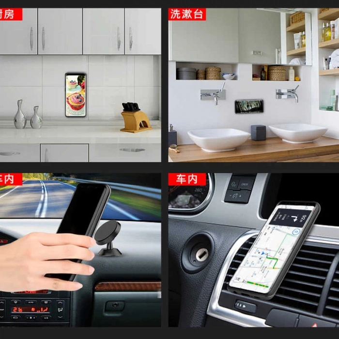 Galaxy S9 Kılıf Zore Wave Standlı Mıknatıslı Kapak