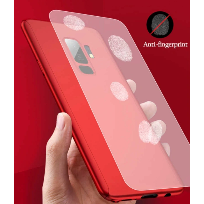 Galaxy S9 Plus Kılıf Zore 360 3 Parçalı Rubber Kapak