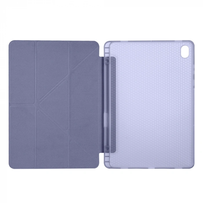 Galaxy Tab S11 Kılıf Zore Tri Folding Kalem Bölmeli Standlı Kılıf