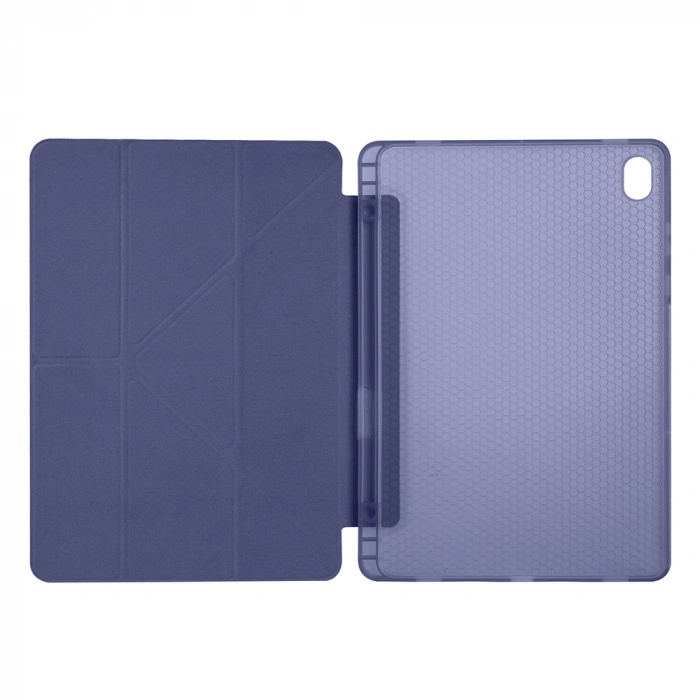 Galaxy Tab S11 Kılıf Zore Tri Folding Kalem Bölmeli Standlı Kılıf