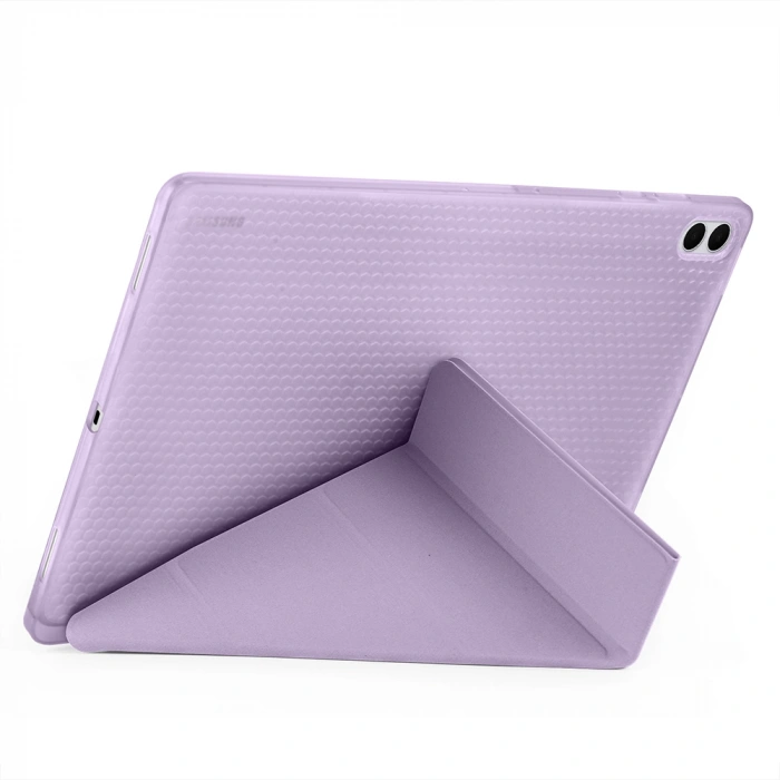 Galaxy Tab S11 Ultra Kılıf Zore Tri Folding Kalem Bölmeli Standlı Kılıf