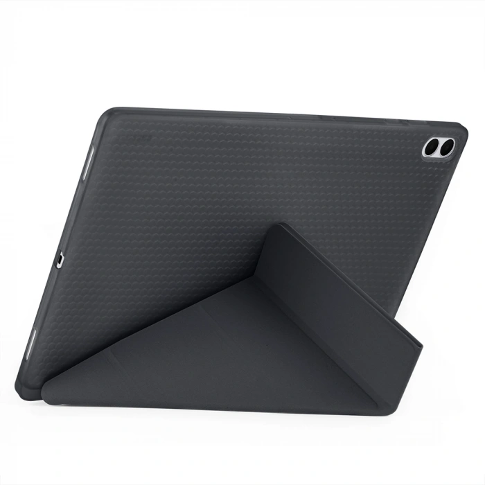 Galaxy Tab S11 Ultra Kılıf Zore Tri Folding Kalem Bölmeli Standlı Kılıf