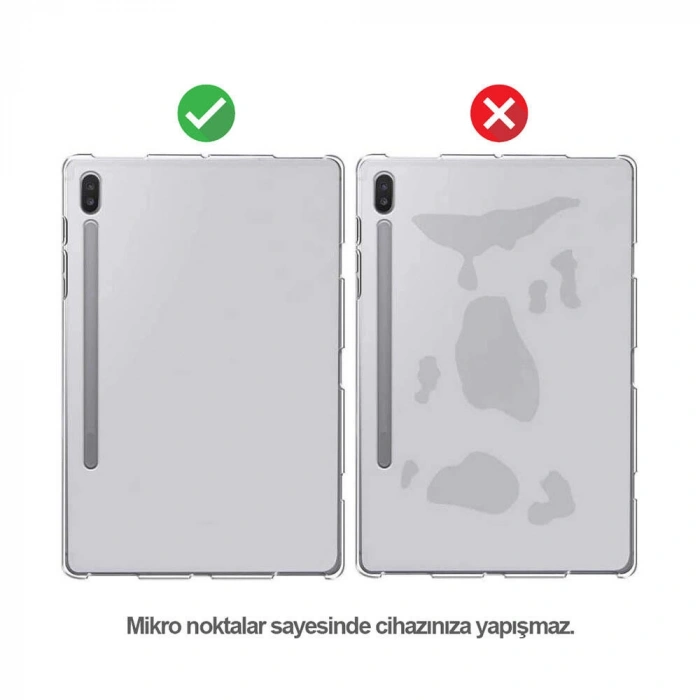 Galaxy Tab S8 Kılıf Zore Tablet Süper Silikon Kapak