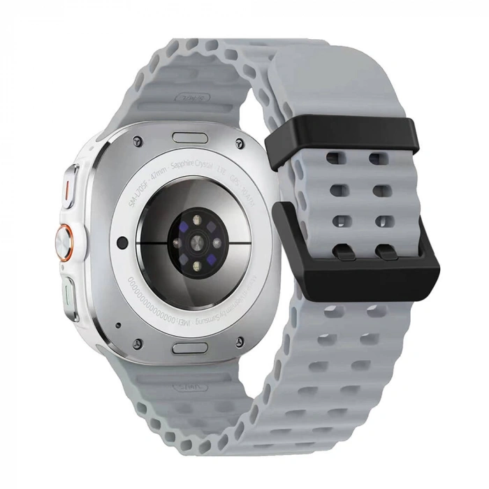 Galaxy Watch Ultra 47mm Zore KRD-118 Tırtıklı Tasarım Silikon Kordon