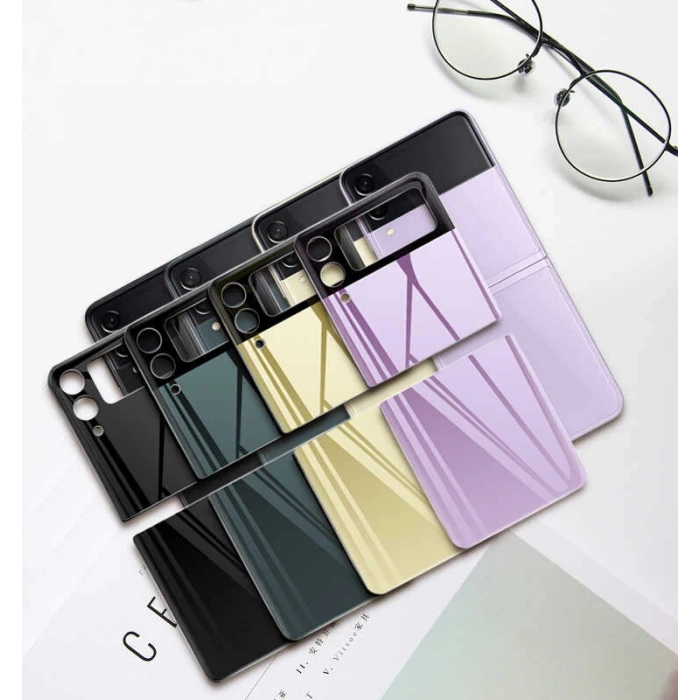 Galaxy Z Flip 3 Zore 3D Standart 2 in 1 Arka Koruyucu