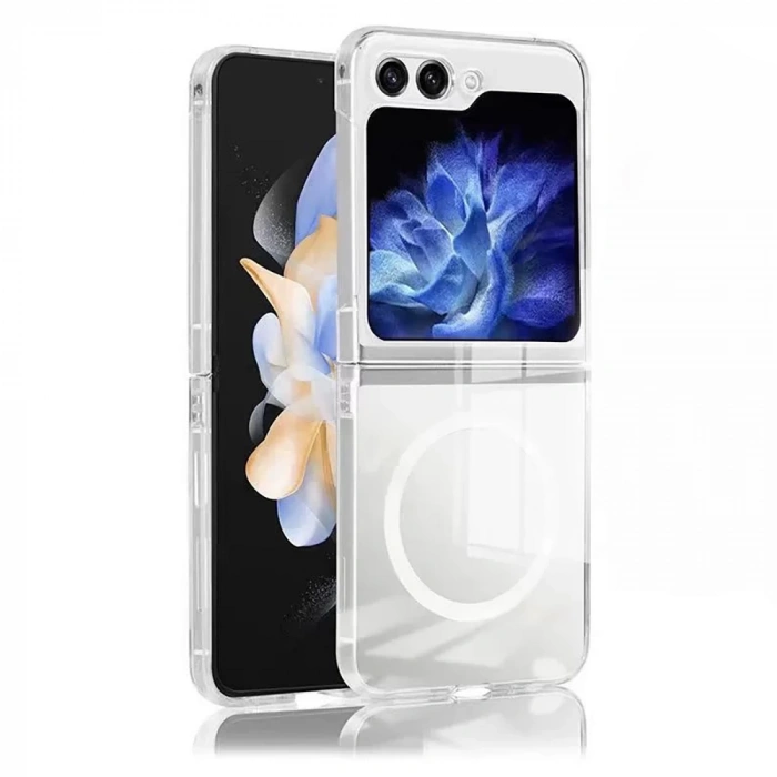 Galaxy Z Flip 6 Kılıf Kamera Korumalı M-safe Sert PC Zore Porto Kapak