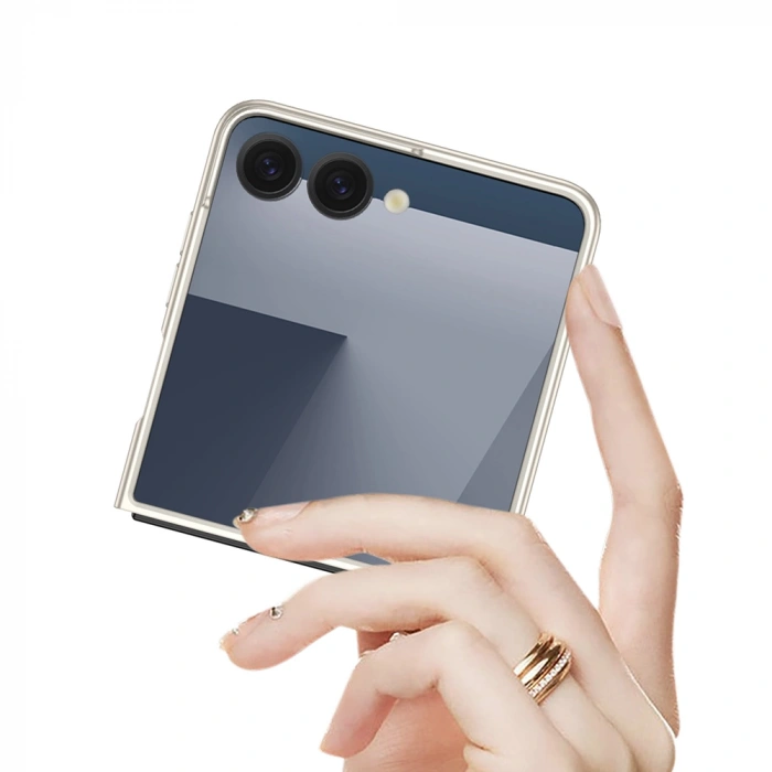 Galaxy Z Flip 7 Kılıf Zore Sert Kıpta Kapak