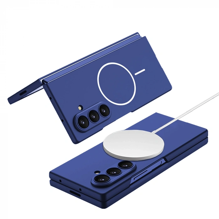 Galaxy Z Fold 7 Kılıf Wireless Şarj Özellikli Zore Kıpta M-safe Kapak