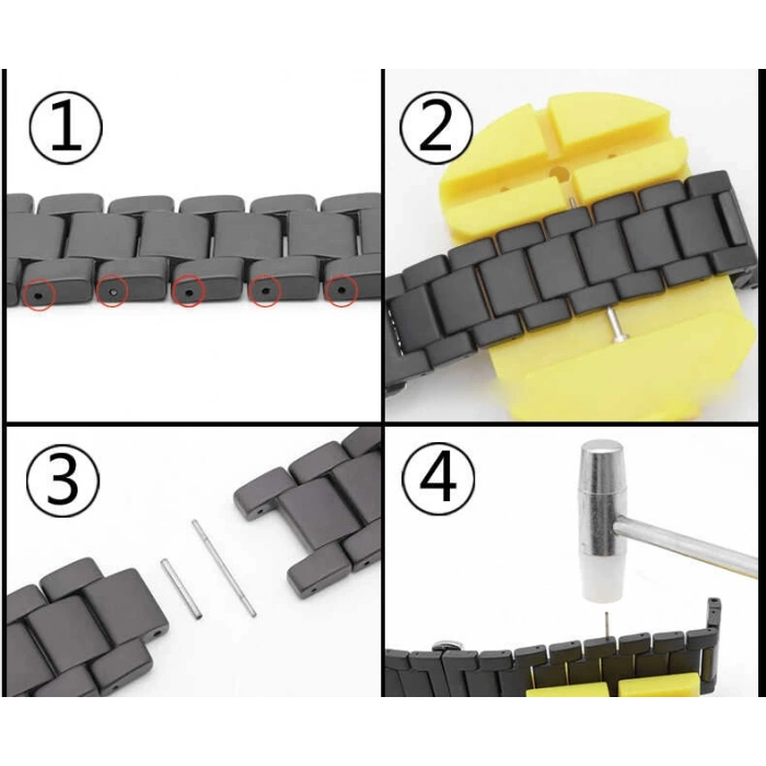 Gear S3 (22mm) Mat Seramik Metal Kordon