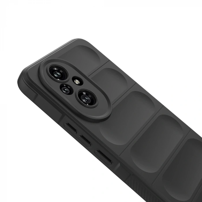 Honor 200 Pro Kılıf Esnek TPU Oyuklu Arka Yüzey Tasarımlı Zore Etnik Silikon Kapak