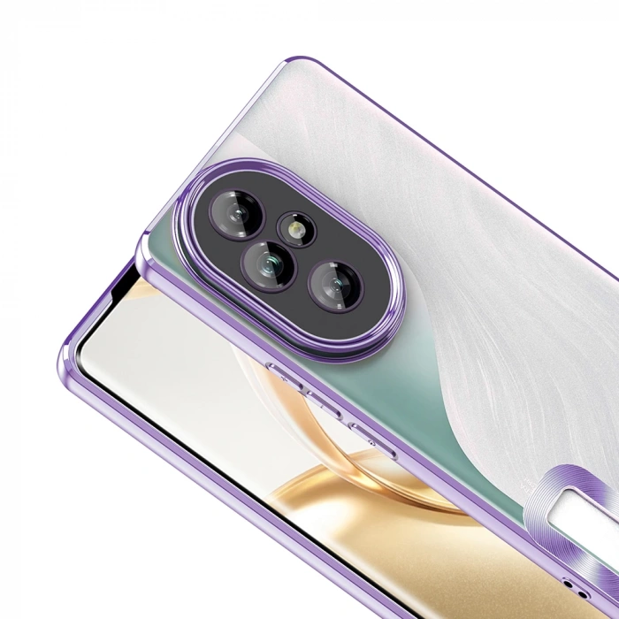 Honor 200 Pro Kılıf Kamera Korumalı Logo Gösteren Zore Omega Kapak