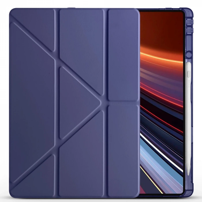 Honor Pad GT Pro Kılıf Zore Tri Folding Kalem Bölmeli Standlı Kılıf