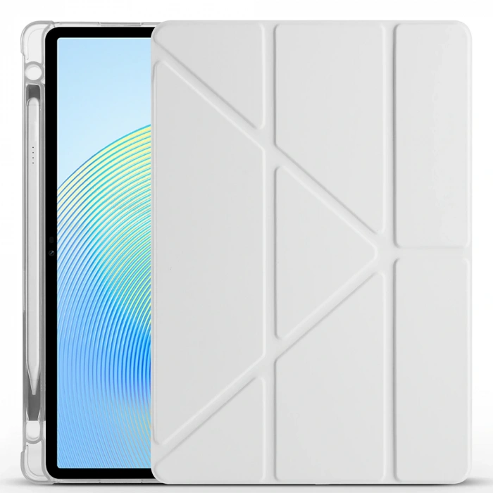 Honor Pad X8A Kılıf Zore Tri Folding Kalem Bölmeli Standlı Kılıf