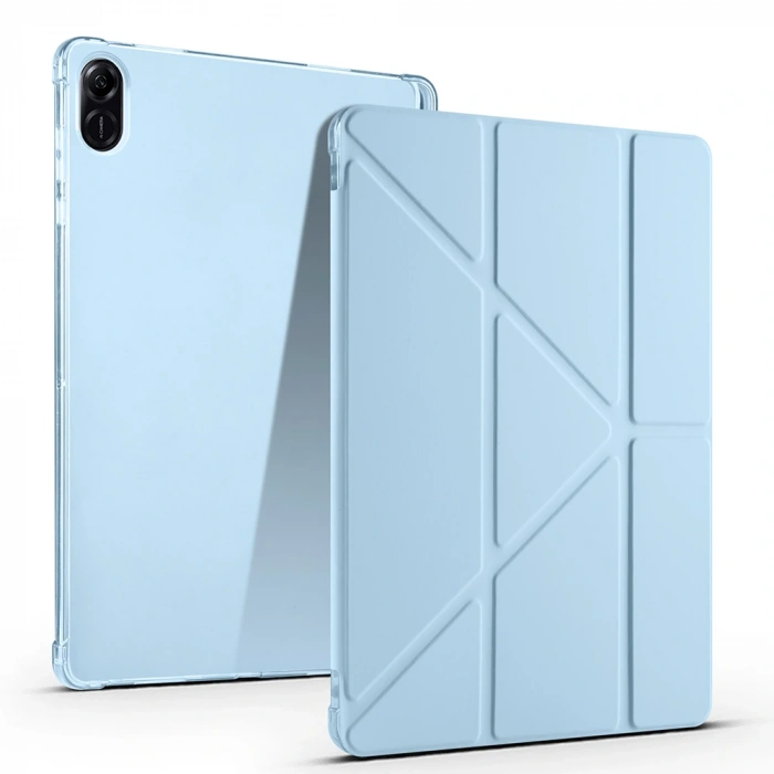 Honor Pad X8A Kılıf Zore Tri Folding Kalem Bölmeli Standlı Kılıf