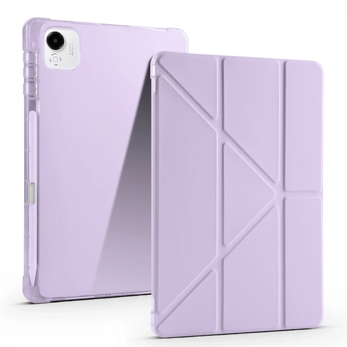 Honor Pad X9 Pro Kılıf Zore Tri Folding Kalem Bölmeli Standlı Kılıf