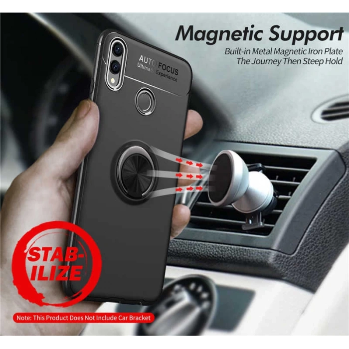 Huawei Honor 8C Kılıf Zore Ravel Silikon Kapak