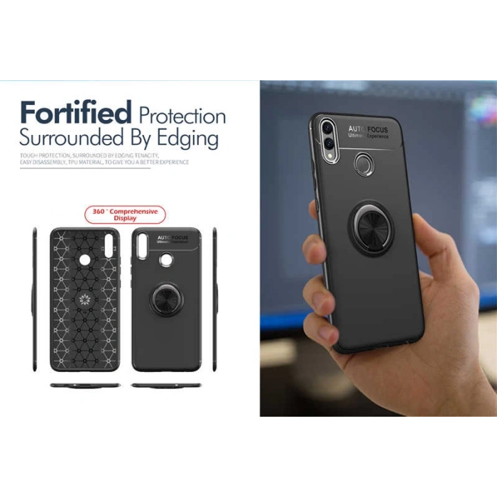 Huawei Honor 8C Kılıf Zore Ravel Silikon Kapak