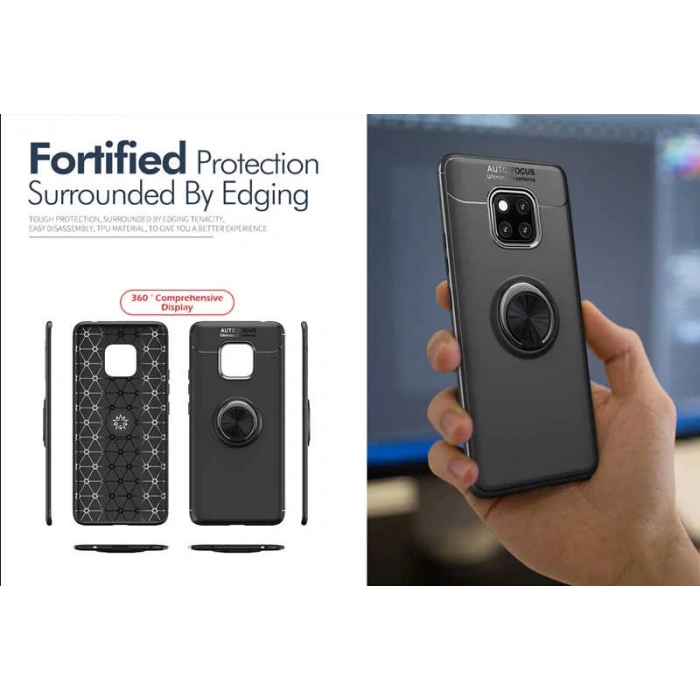 Huawei Mate 20 Pro Kılıf Zore Ravel Silikon Kapak