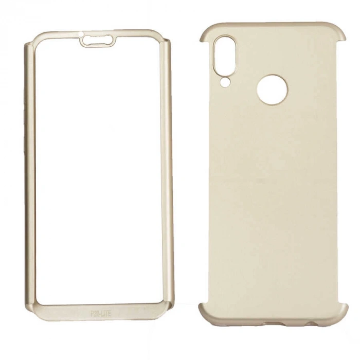 Huawei P Smart 2019 Kılıf Zore 360 3 Parçalı Rubber Kapak