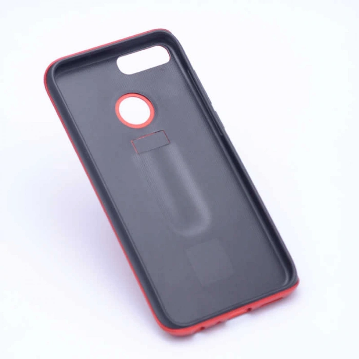 Huawei P Smart Kılıf Zore Wave Standlı Mıknatıslı Kapak