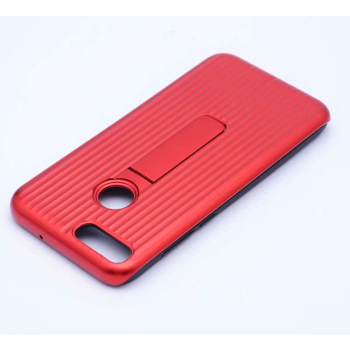 Huawei P Smart Kılıf Zore Wave Standlı Mıknatıslı Kapak