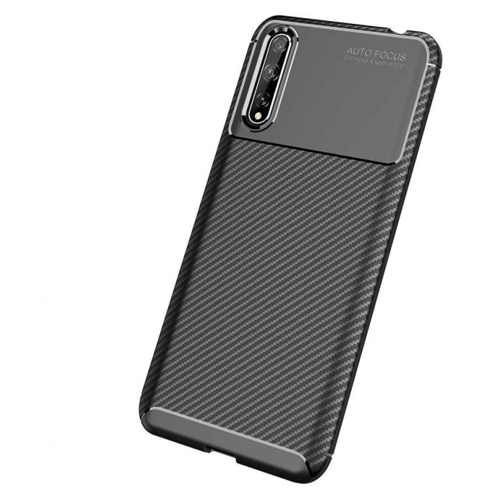 Huawei P Smart S (Y8P) Kılıf Zore Negro Silikon Kapak