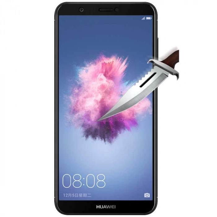 Huawei P Smart Zore Kenarları Kırılmaya Dayanıklı Cam Ekran Koruyucu