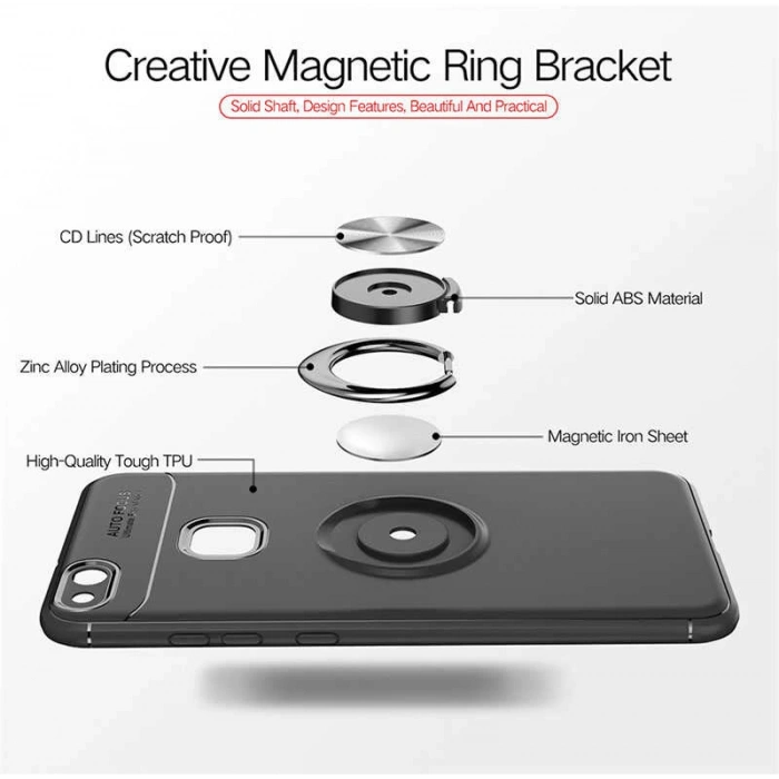 Huawei P10 Lite Kılıf Zore Ravel Silikon Kapak